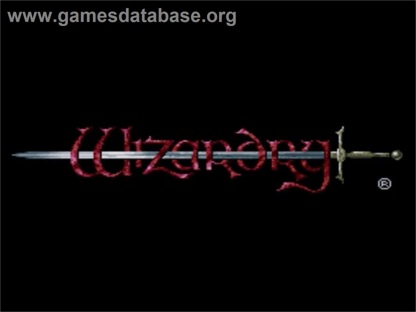 Wizardry VI: Bane of the Cosmic Forge - Nintendo SNES - Artwork - Title Screen