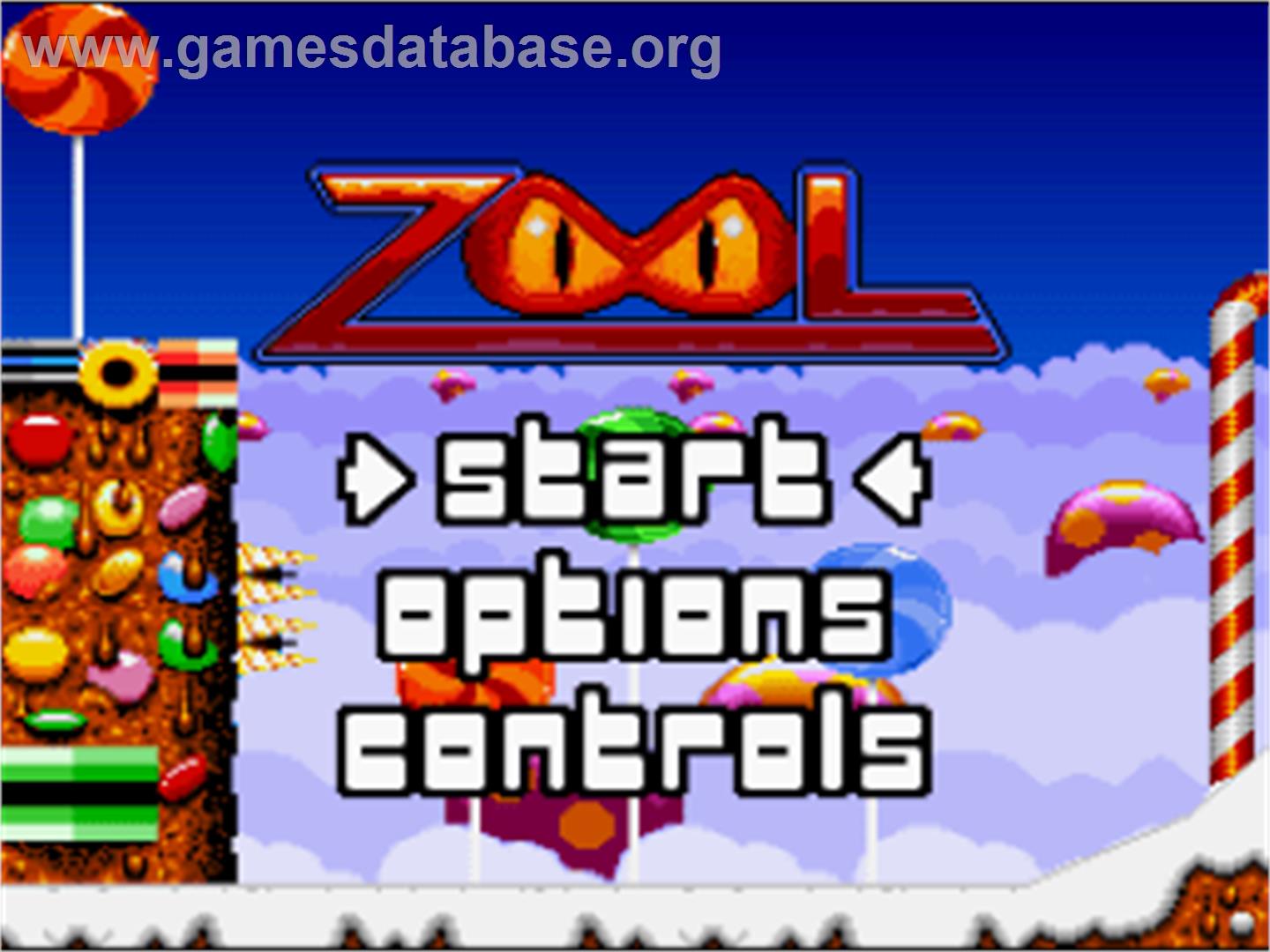 Zool - Nintendo SNES - Artwork - Title Screen