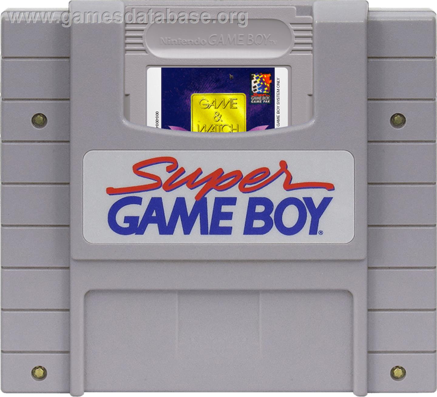 Game & Watch Gallery - Nintendo Super Gameboy - Artwork - Cartridge