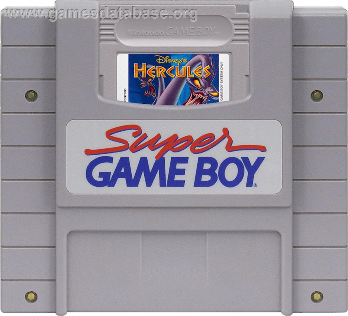 Hercules - Nintendo Super Gameboy - Artwork - Cartridge