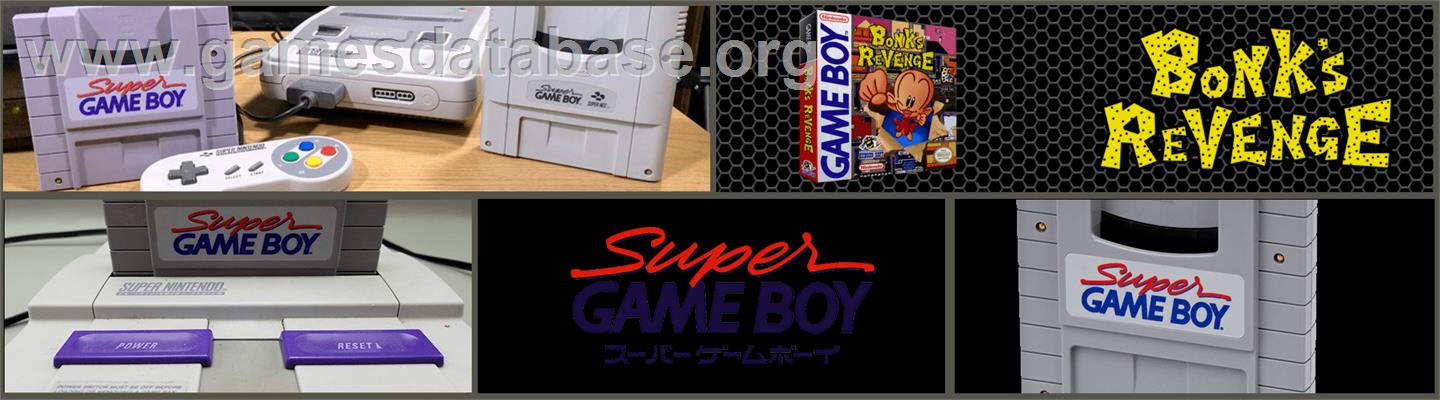 Bonk's Revenge - Nintendo Super Gameboy - Artwork - Marquee