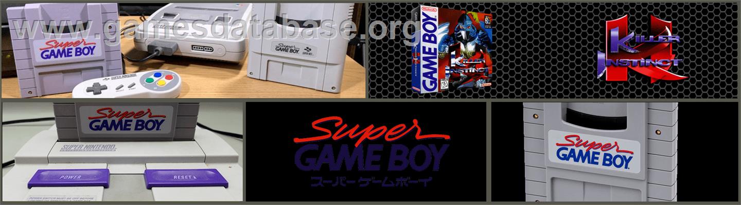 Killer Instinct - Nintendo Super Gameboy - Artwork - Marquee
