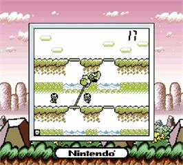In game image of Game & Watch Gallery on the Nintendo Super Gameboy.