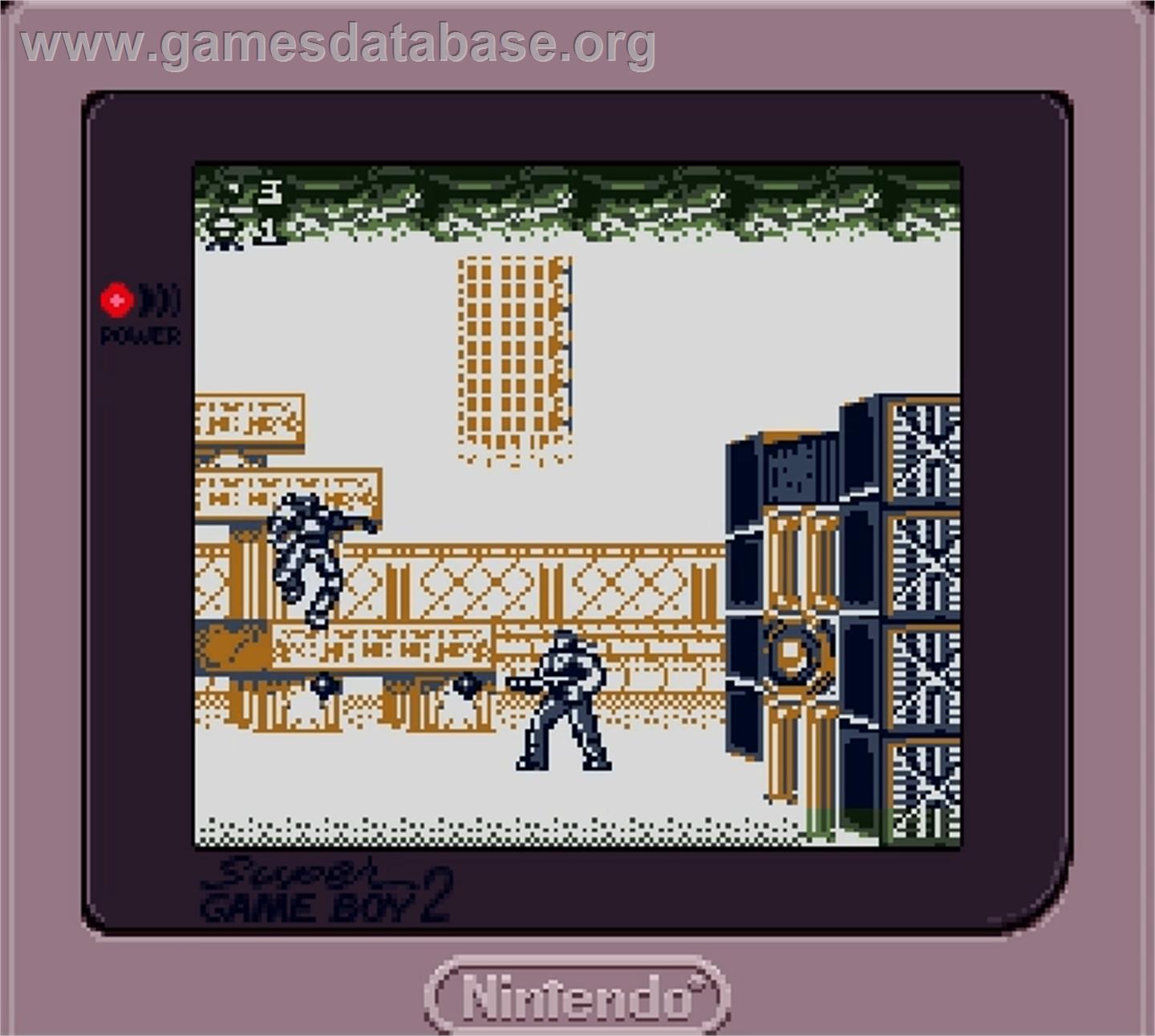 Contra - The Alien Wars - Nintendo Super Gameboy - Artwork - In Game