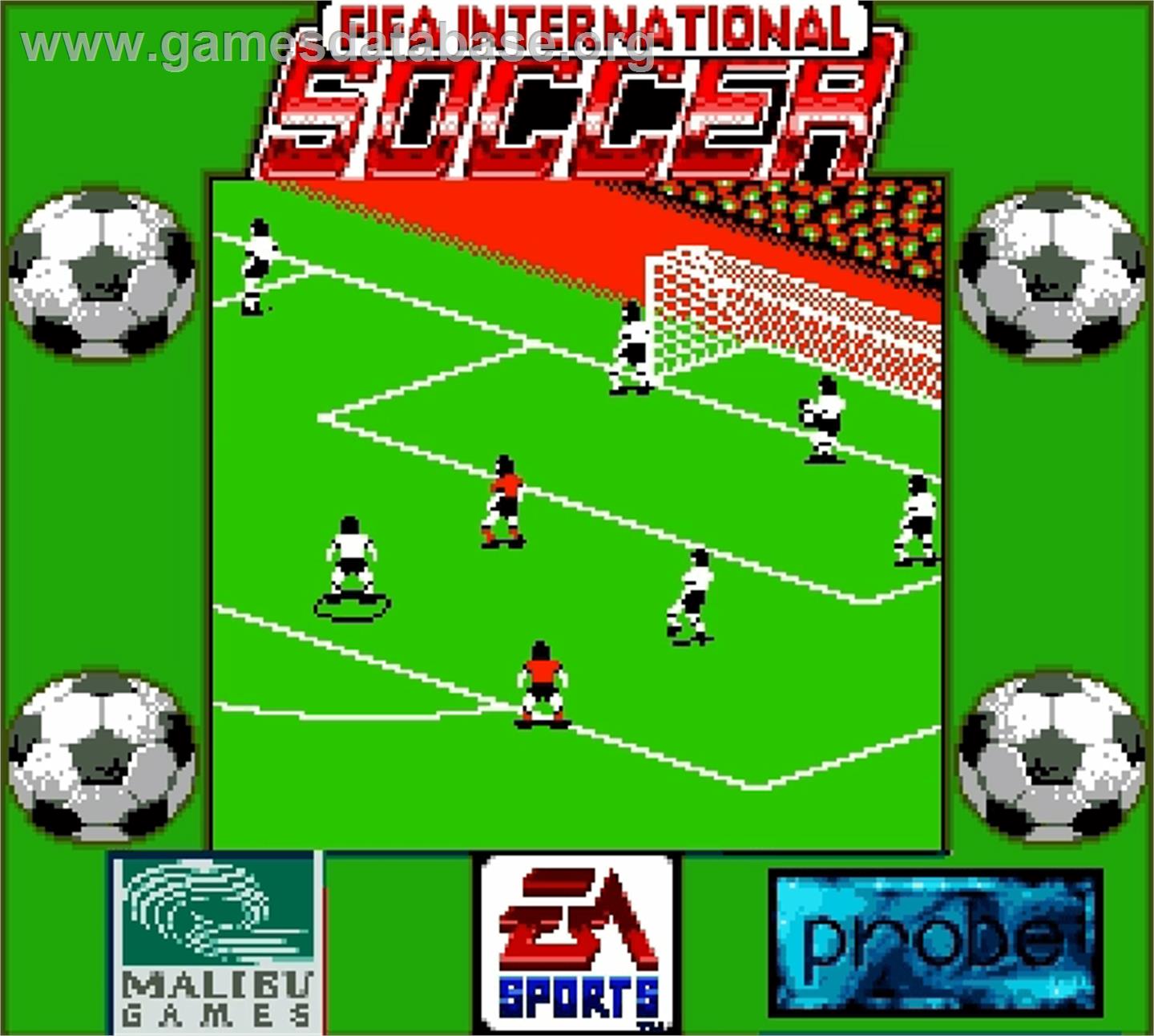 FIFA International Soccer - Nintendo Super Gameboy - Artwork - In Game