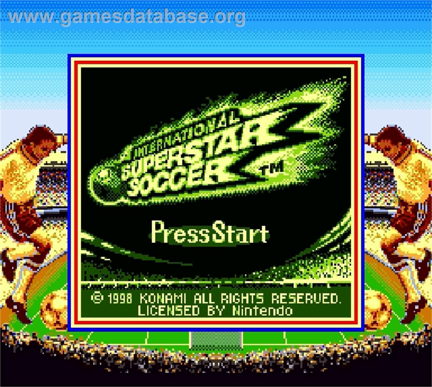 International Superstar Soccer - Nintendo Super Gameboy - Artwork - Title Screen