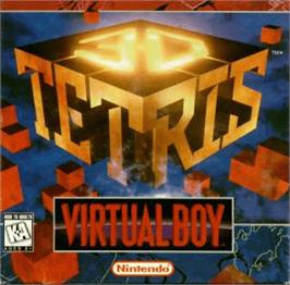 Box cover for 3D Tetris on the Nintendo Virtual Boy.