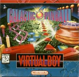 Box cover for Galactic Pinball on the Nintendo Virtual Boy.