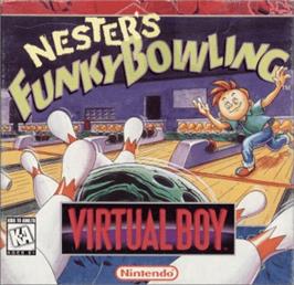 Box cover for Nester's Funky Bowling on the Nintendo Virtual Boy.