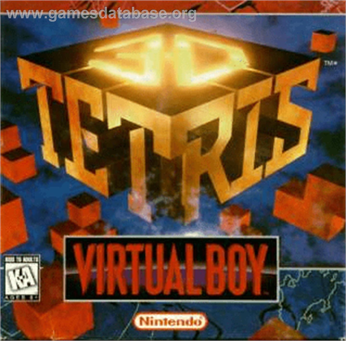 3D Tetris - Nintendo Virtual Boy - Artwork - Box