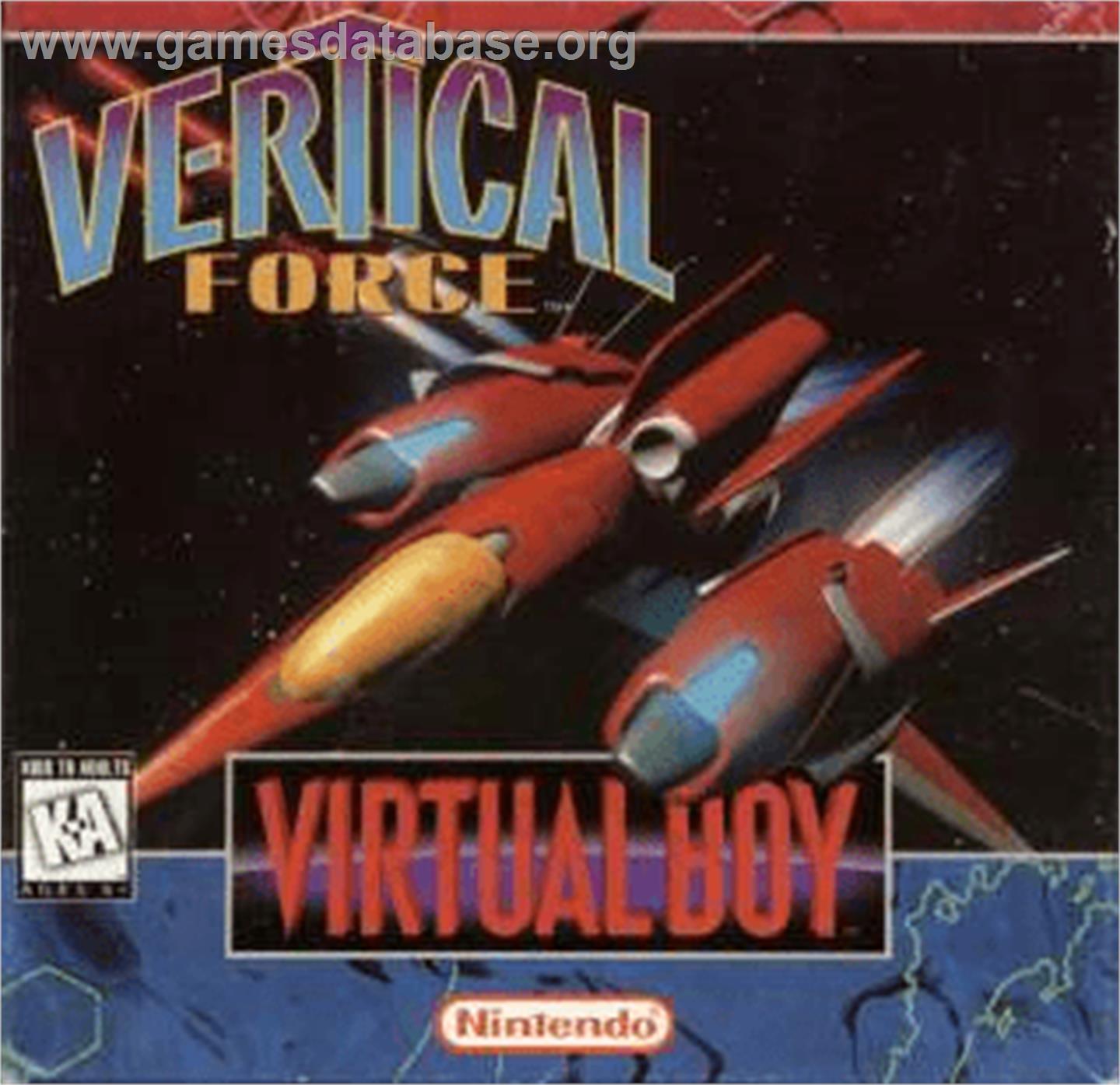 Vertical Force - Nintendo Virtual Boy - Artwork - Box