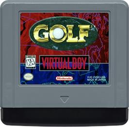 Cartridge artwork for Golf on the Nintendo Virtual Boy.