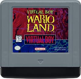 Cartridge artwork for Virtual Boy Wario Land on the Nintendo Virtual Boy.