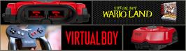 Arcade Cabinet Marquee for Virtual Boy Wario Land.