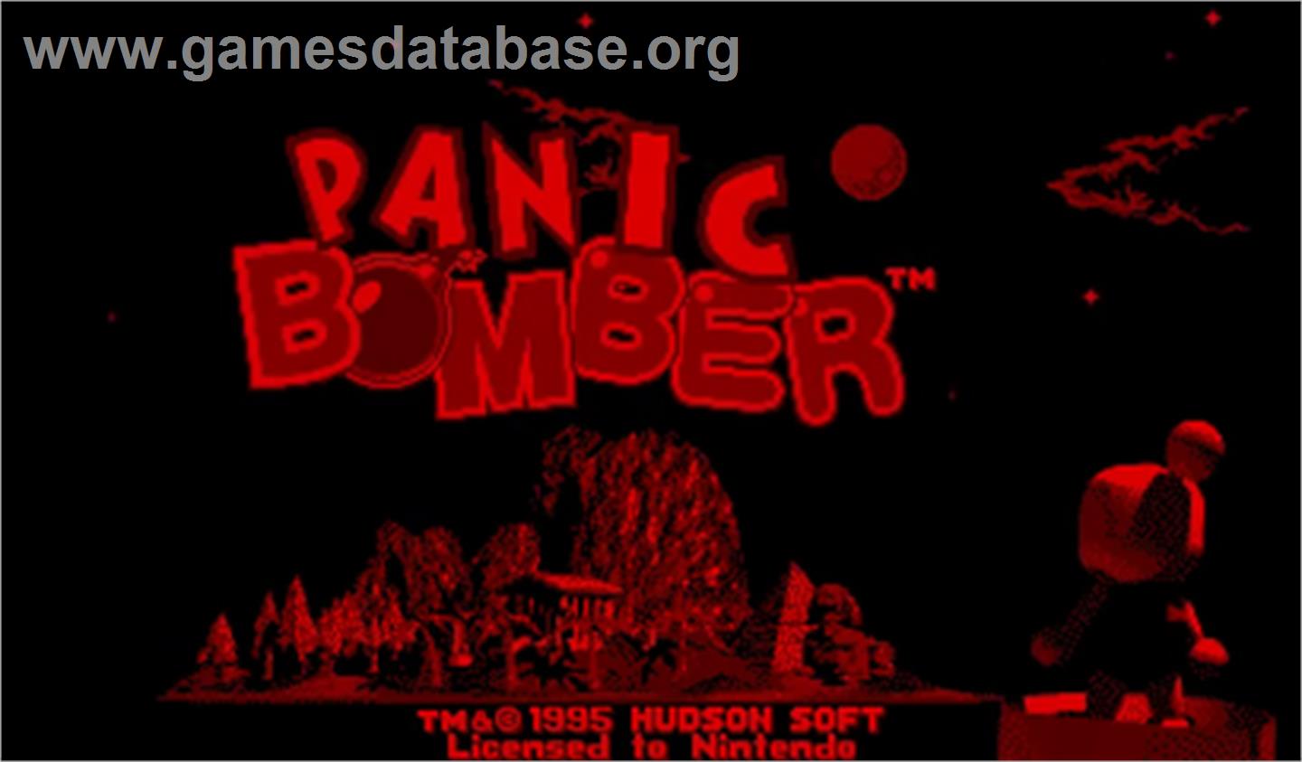 Panic Bomber - Nintendo Virtual Boy - Artwork - Title Screen