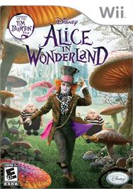 Box cover for Alice in Wonderland on the Nintendo Wii.