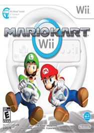 Box cover for Mario Kart Wii on the Nintendo Wii.