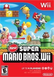Box cover for New Super Mario Bros. on the Nintendo Wii.