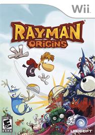 Box cover for Rayman Origins on the Nintendo Wii.