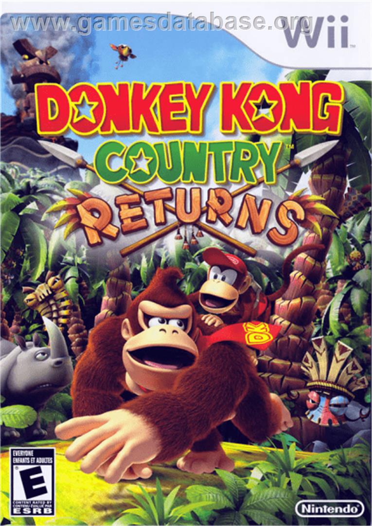 Donkey Kong Country Returns - Nintendo Wii - Artwork - Box