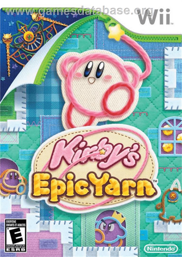 Kirby's Epic Yarn - Nintendo Wii - Artwork - Box