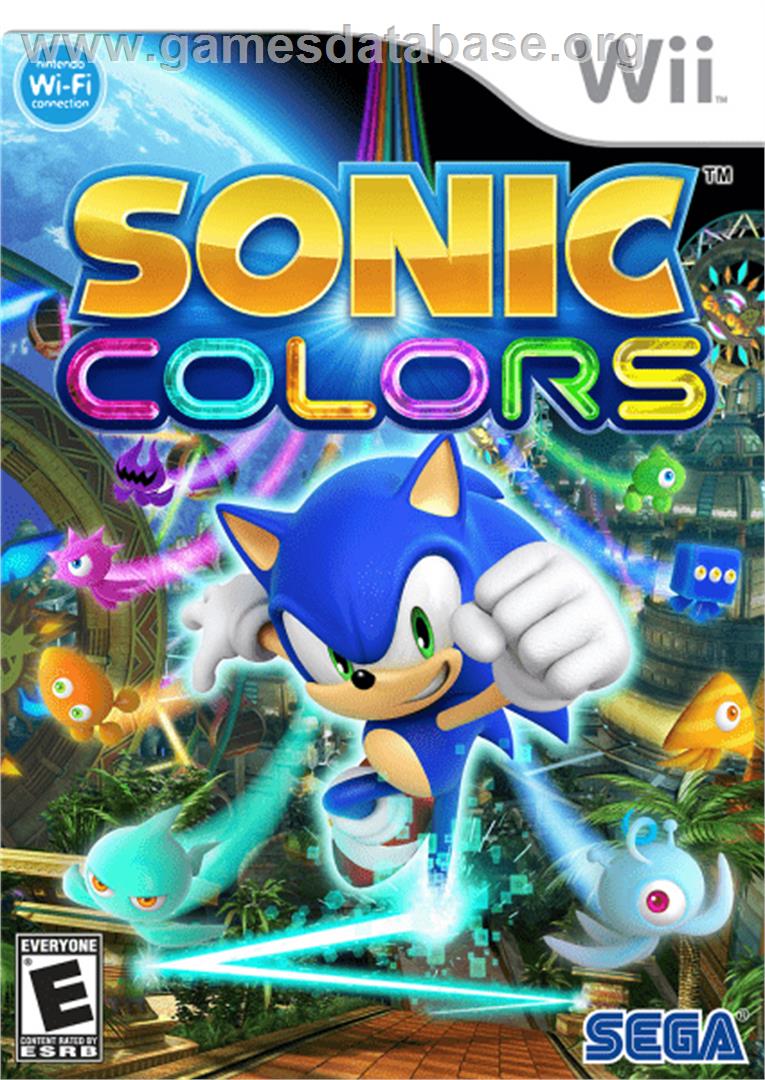 Sonic Colors - Nintendo Wii - Artwork - Box