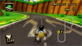 In game image of Mario Kart Wii on the Nintendo Wii.