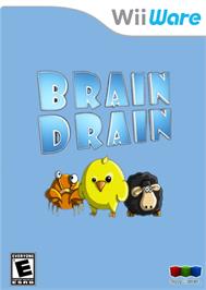 Box cover for Brain Drain on the Nintendo WiiWare.
