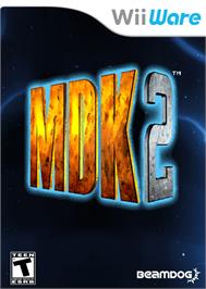 Box cover for MDK2 on the Nintendo WiiWare.