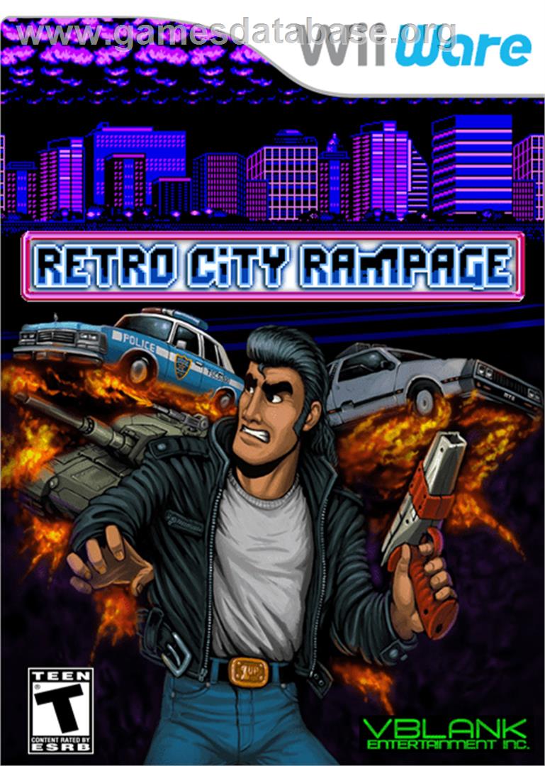 Retro City Rampage - Nintendo WiiWare - Artwork - Box