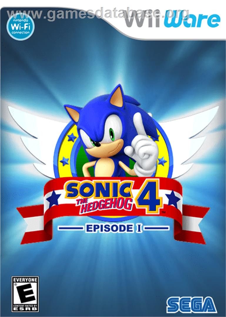 Sonic the Hedgehog 4 - Episode I - Nintendo WiiWare - Artwork - Box