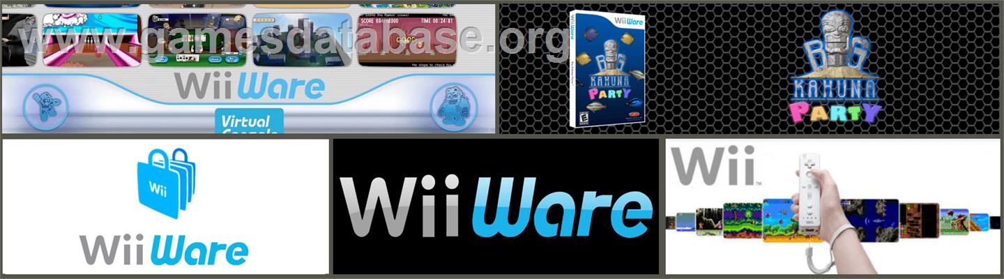 Big Kahuna Party - Nintendo WiiWare - Artwork - Marquee