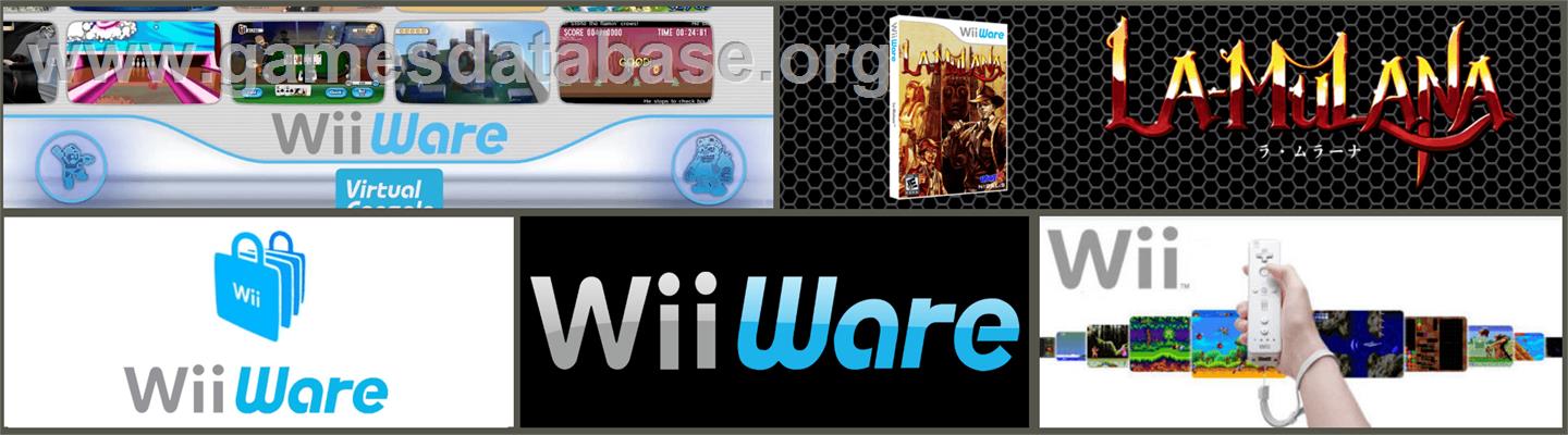 La-Mulana - Nintendo WiiWare - Artwork - Marquee
