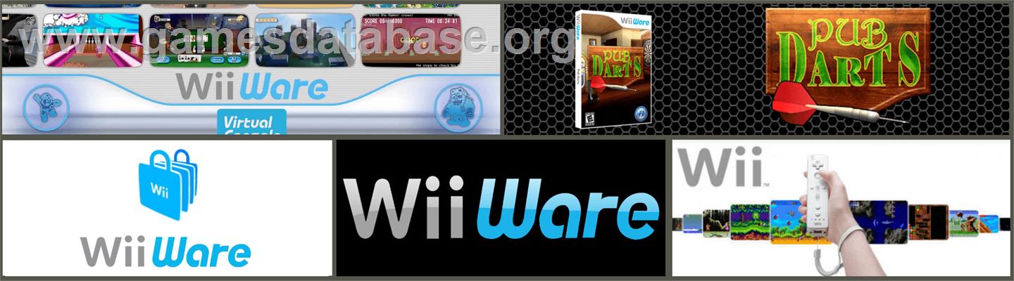 Pub Darts - Nintendo WiiWare - Artwork - Marquee
