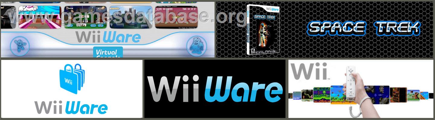 Space Trek - Nintendo WiiWare - Artwork - Marquee