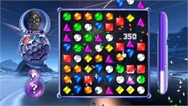In game image of Bejeweled 2 on the Nintendo WiiWare.