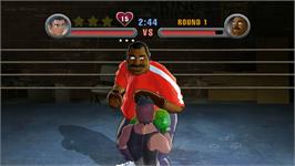 In game image of Doc Louiss Punch Out on the Nintendo WiiWare.