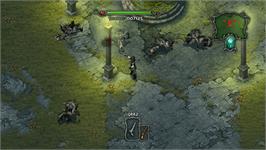 In game image of Dracula - Undead Awakening on the Nintendo WiiWare.