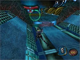 In game image of MDK2 on the Nintendo WiiWare.