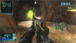 In game image of Onslaught on the Nintendo WiiWare.