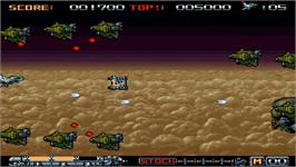 In game image of Phalanx on the Nintendo WiiWare.