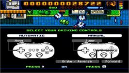 In game image of Retro City Rampage on the Nintendo WiiWare.