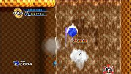 In game image of Sonic the Hedgehog 4 - Episode I on the Nintendo WiiWare.