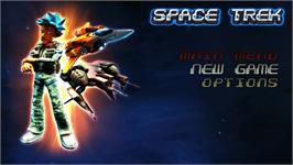 Title screen of Space Trek on the Nintendo WiiWare.
