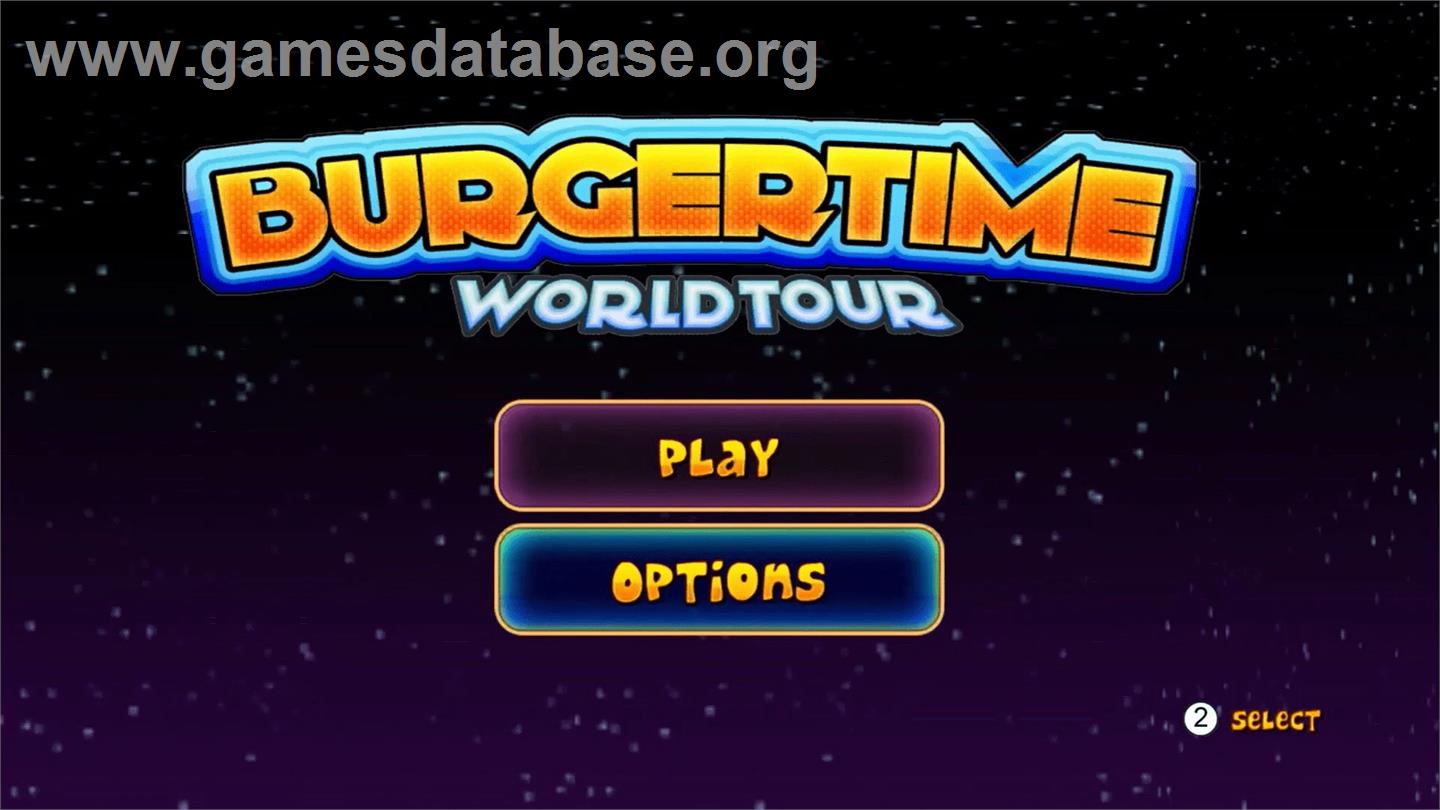 BurgerTime World Tour - Nintendo WiiWare - Artwork - Title Screen