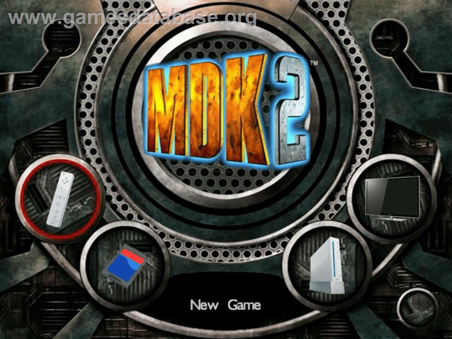 MDK2 - Nintendo WiiWare - Artwork - Title Screen