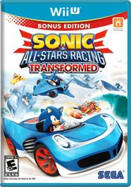 Box cover for Sonic & All-Stars Racing Transformed on the Nintendo Wii U.