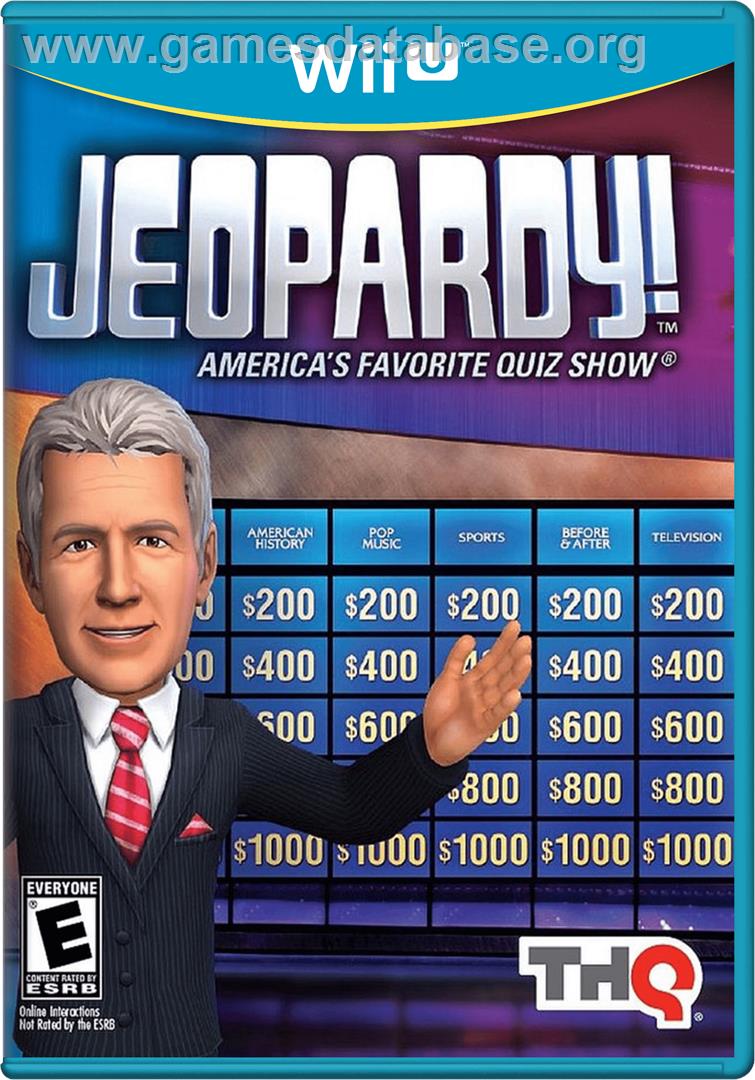 Jeopardy! - Nintendo Wii U - Artwork - Box