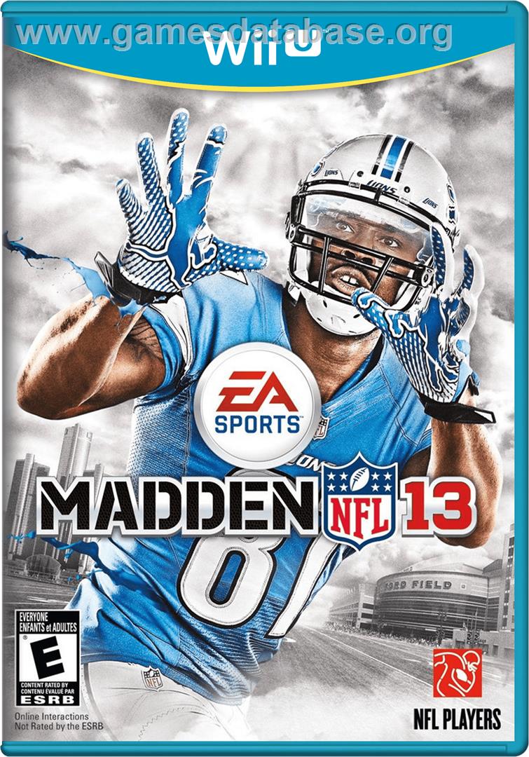 Madden NFL 13 - Nintendo Wii U - Artwork - Box