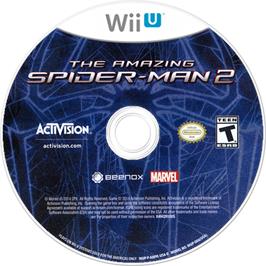Artwork on the Disc for Amazing Spider-Man 2, The on the Nintendo Wii U.